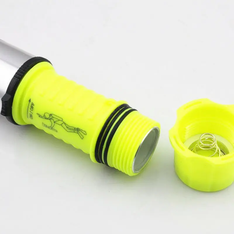 Diving  T6 1200LM 3 Mode Yellow Light Warm Light T6 LED Waterproof Underwater LED Flashlight Lamp Torch