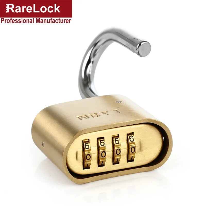 Cobre Combinação Cadeado para Porta do Portão, Gym Código Locker, Alta Segurança, Digital Password Lock, yp14G1, Porta, Gabinete