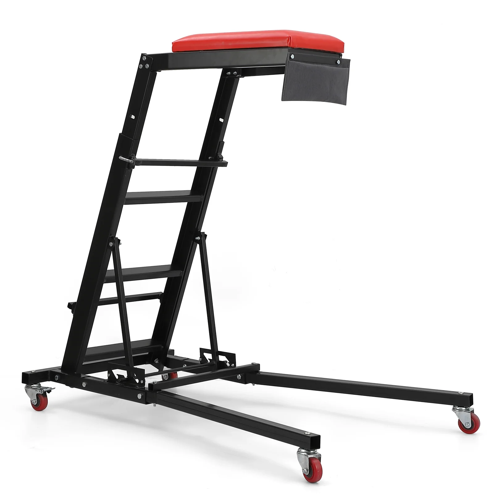 Garage Shop Creeper, Heavy Duty High Creeper Capacity Adjustable Height Foldable Creeper,Topside Auto Engine Creeper for Auto