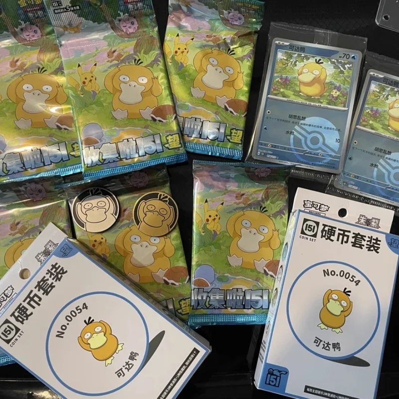 

Genuine 2025 Original Ptcg 151c Surprise Coin Box Trading Cards Collected New Scarlet And Violet Simplified Chinese Cards Gifts