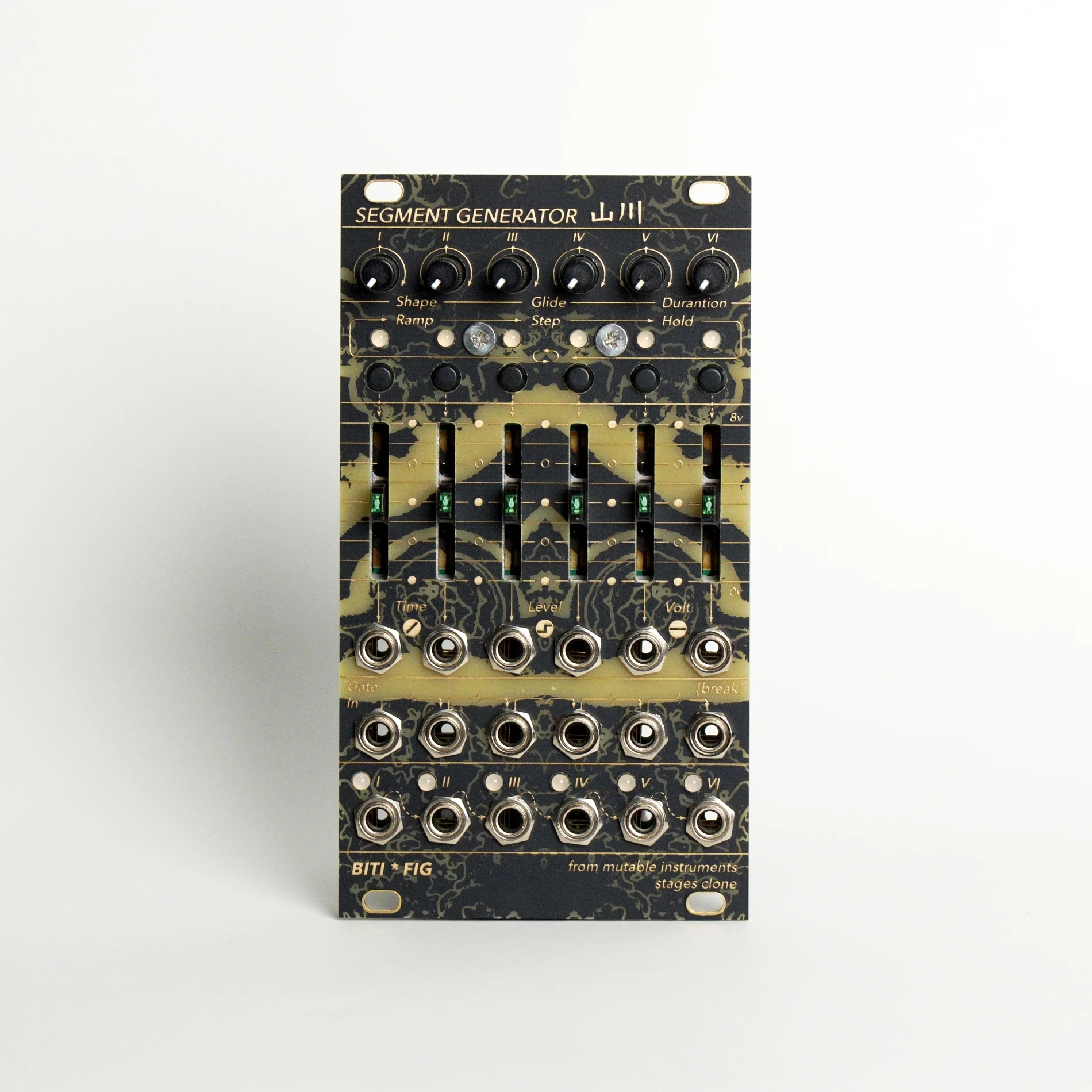 BITI WORKSHOP * GENERATOR SEGMENT FIG (mptable-instrumenty Klon etapów) Eurorack modułowy