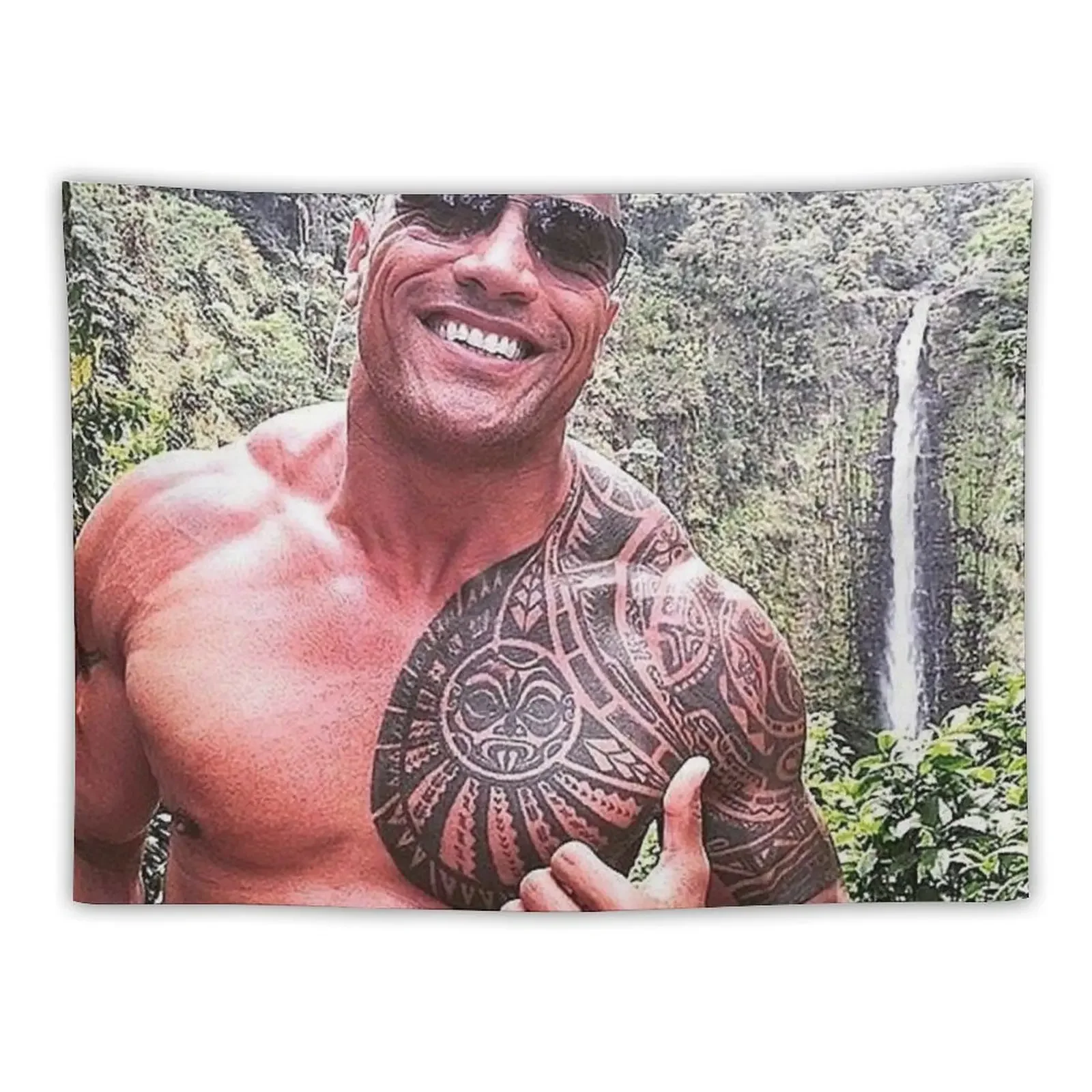 

dwayne johnson Tapestry Room Decor Korean Style Tapete For The Wall Decor For Room Room Decorations Aesthetic Tapestry