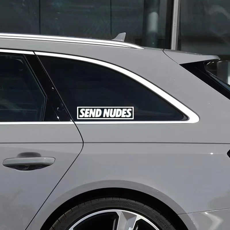 Send Nudes Car Stickers for Window Door Vinyl Decals Removable Auto Body Styling Motorcycle Creative Trim Various Sizes/Colors view 2