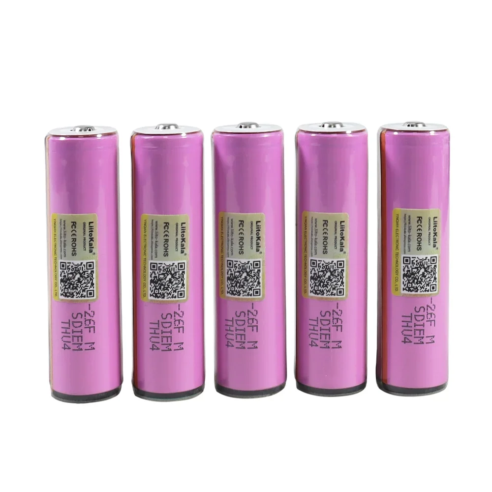 VEITOKALA-Batterie au lithium 18650 V protégée, 2600mAh, aste avec PCB, ICR18650-26F M Eddie ion, 1-10PCS, Nouveau, Original