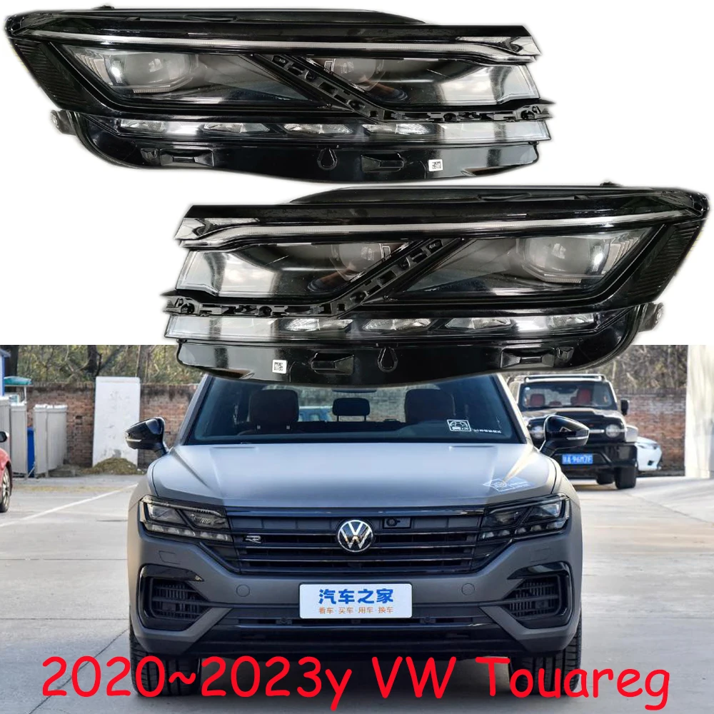 car bumper headlamp for Volkswagen Touareg headlight 2020~2023y ALL IN LED DRL car daytime running light for Touareg head light