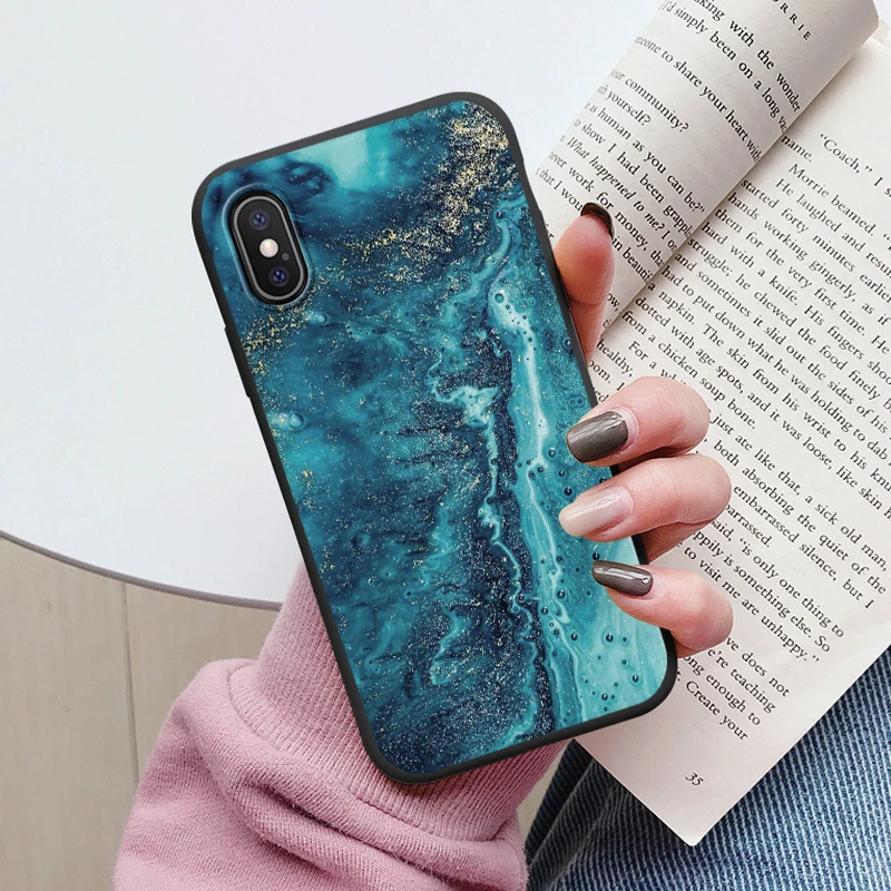 Fashion Marble Cover For iphone X XS MAX Soft Protective Cases Silicone Coque Bumper Fundas For iphone X XSMA iphoneX Shell Bags