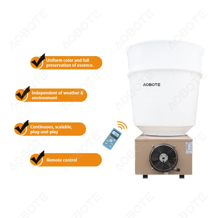 

Compact Plug And Play Drying Mushrooms Peppercorns And Nuts Heat Pump Dehydrator With Remote Control Home Use