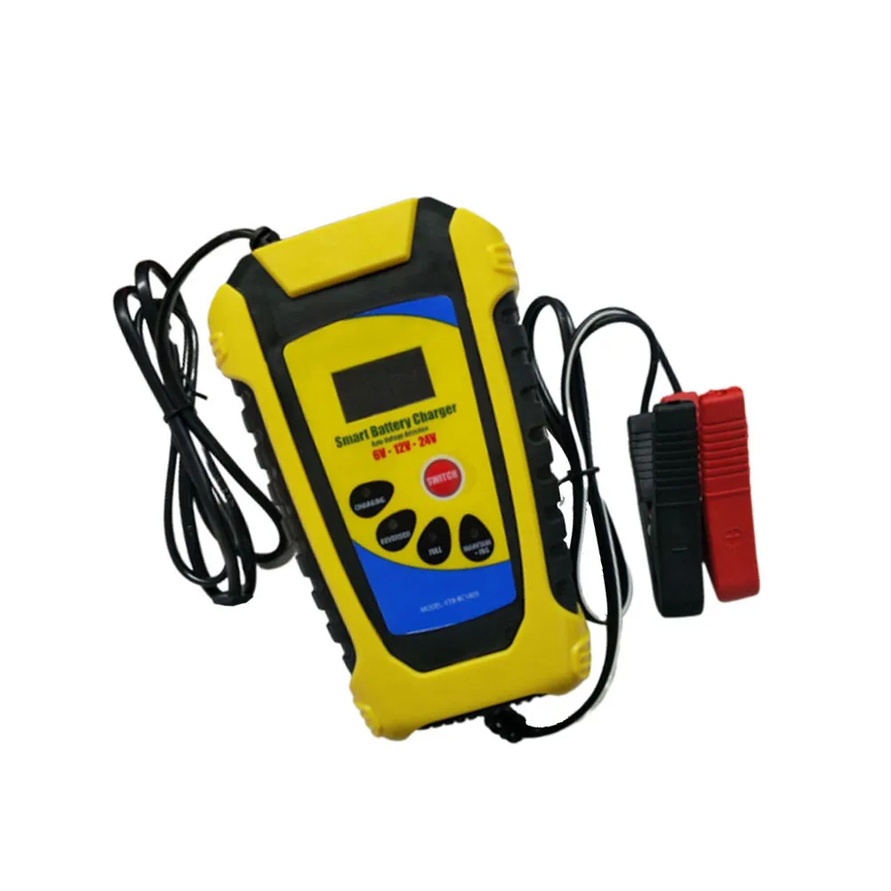 

Car Battery Charger 3 Stage Full Smart Storage Charging Repair Type Durable Motorcycle Accessories AGM Gel