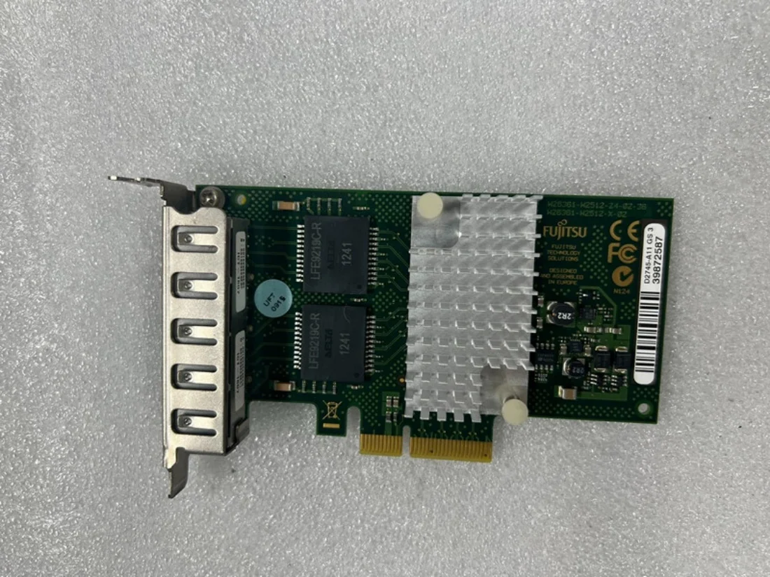 

Uesd D2745-A11 i340-T4 Network Card Quad Port RJ-45 Ethernet