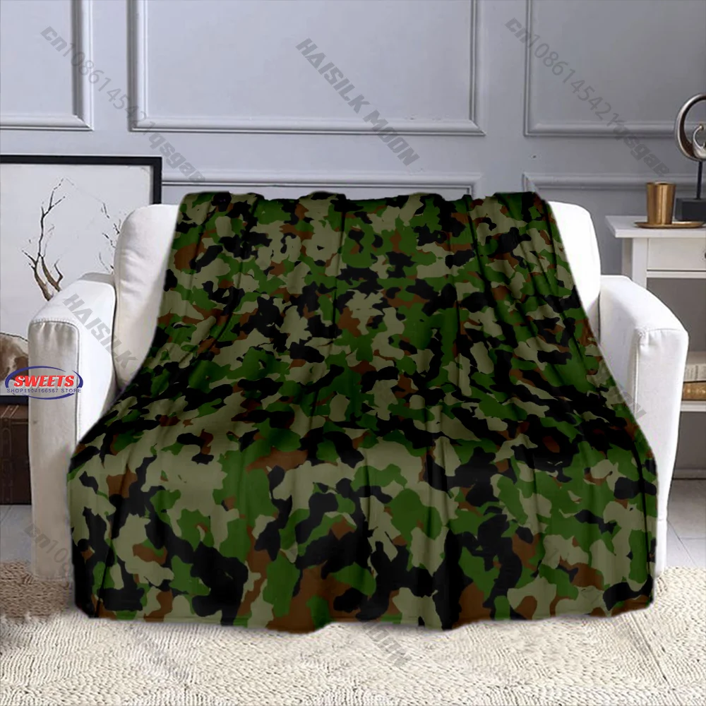 

Camouflage Blanket for Outdoor Use Multiple sizes kid's and adults' bedroom living room sofa decor blanket, Exquisite gift
