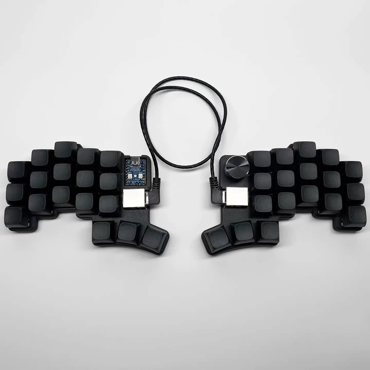 

Cheapino V2 Keyboard Wired Slit Keyboard Mini PLA QMK Vial 36Key Hotswappable Knob Ergo Mechanical DIY Keyboard Kit LEOBOG V4