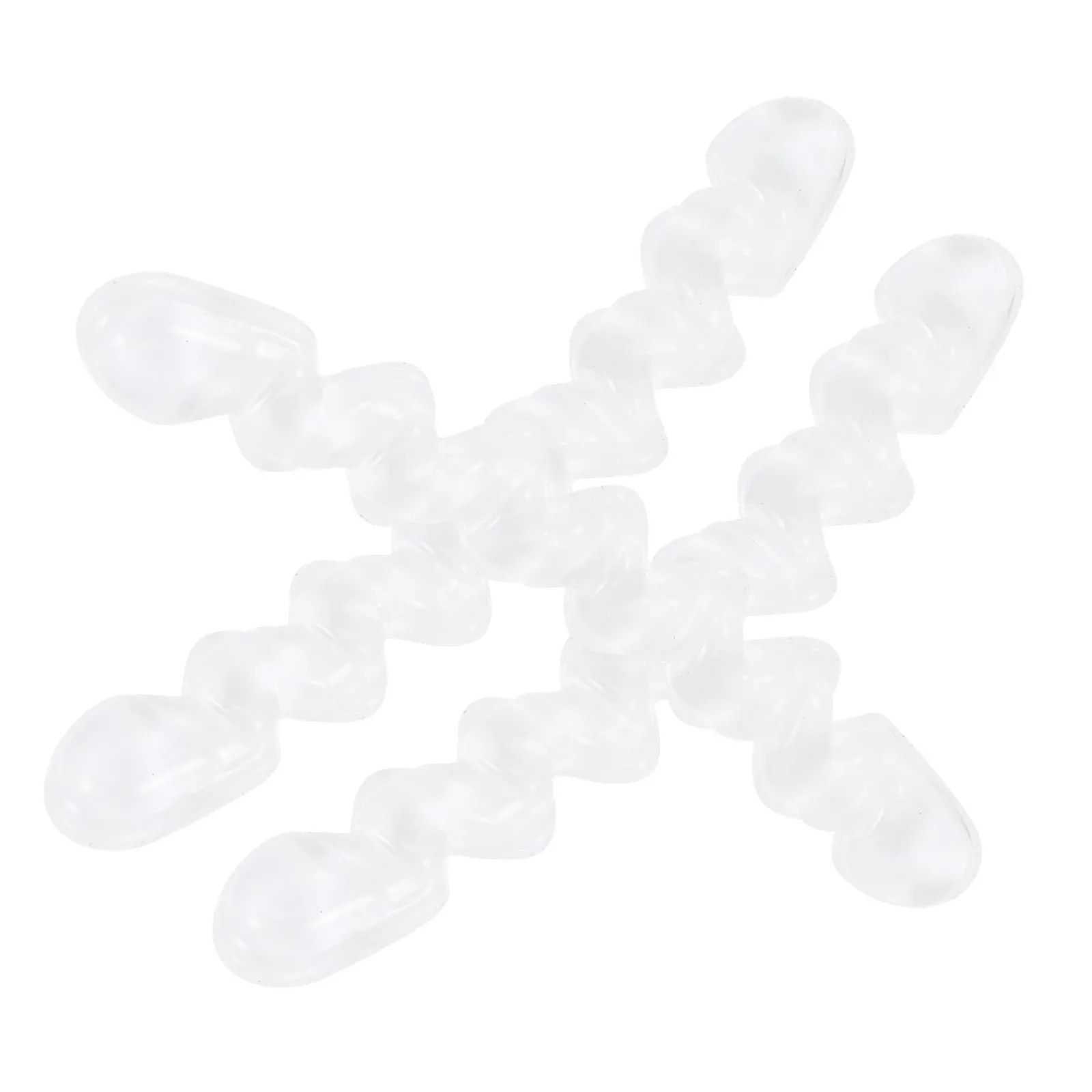 

3 Pcs Anti Slip Heel Pads Comfortable Half Size Pu White Gel Sole Stickers Thickened Foot Cushions Insoles Prevent Slippage Pain