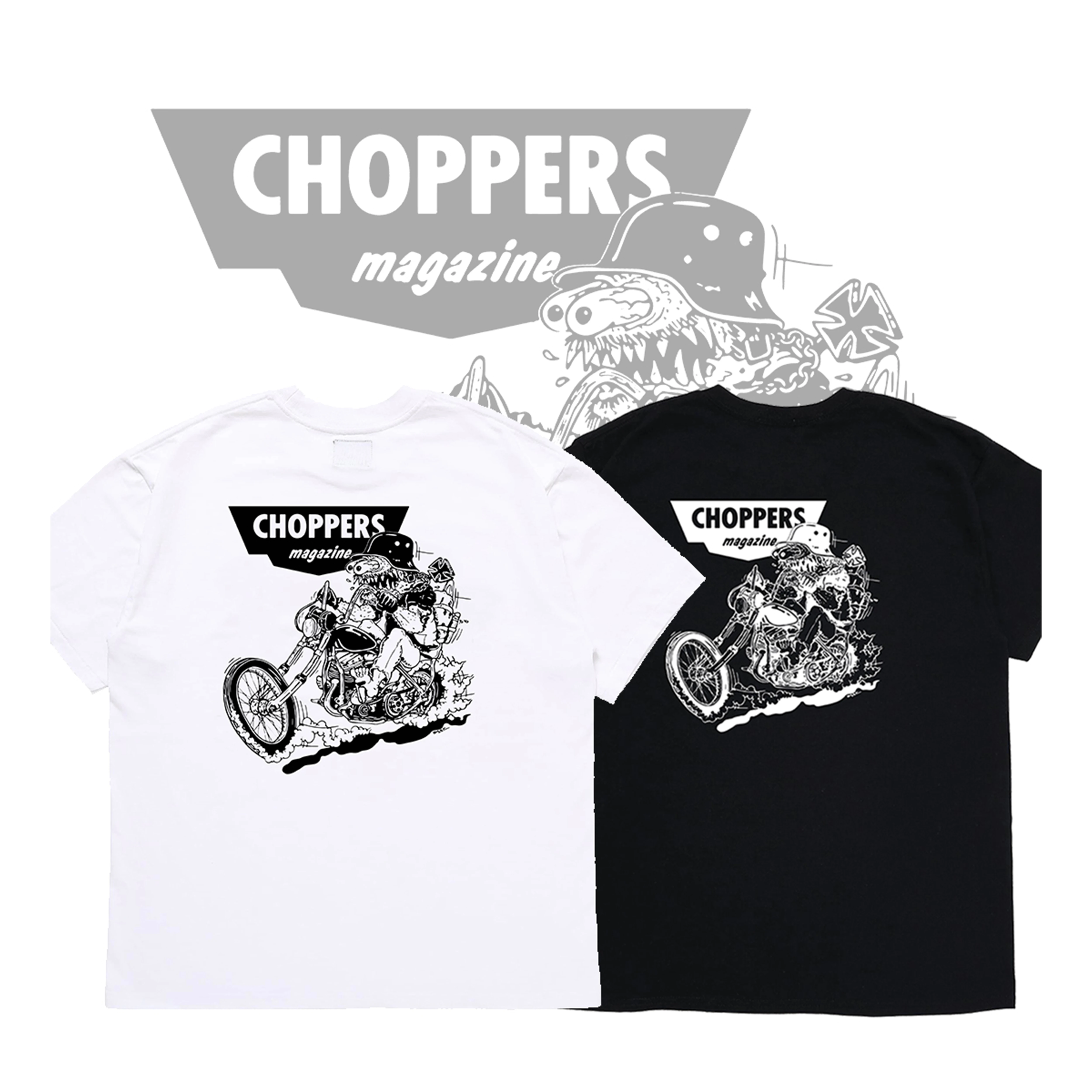 

Choppers magazine Ratfink RF Short Sleeve men t Shirts for mens Sleeves tshirt Clothing Summer Motorcycle Black tees for women