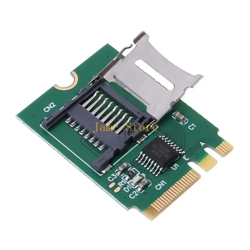 LX0B NGFF for Key A.E WIFI Slot to SDHC SDXC TF Card Reader T-Flash Card