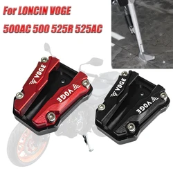 Motorcycle Side Stand Enlarge Kickstand Enlarger Support Extension For  LONCIN VOGE 500AC 500 525 AC 525R 525AC 525RR 500R