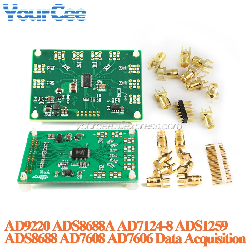 Data Acquisition Board Module AD7606 AD9220 ADS8688A AD7124-8 ADS1259 ADS8688 AD7608 AD7606