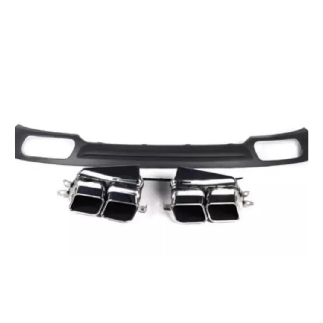 Car Rear Small Surround For BMW 730Li 740 750 2009-2014 Upgrade To 760 Modified Rear Lip Tail Throat Bright Trim Car Accessories