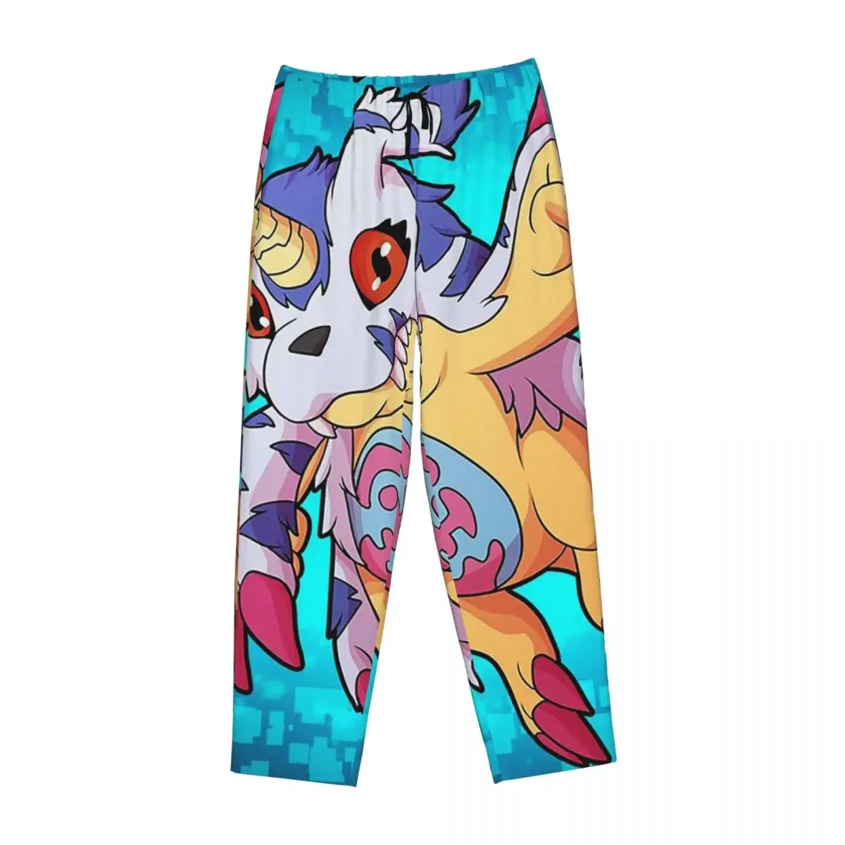 

Женские пижамные брюки Custom Digimon с карманами для дома и сна