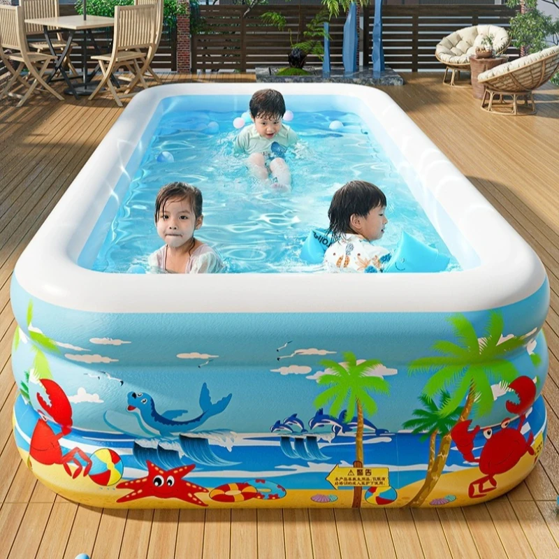 Large Inflatable Pool Kids Adults Family Extra Thick Reinforced PVC Portable Outdoor Home Baby Toddler Bestway Inflatable Pool