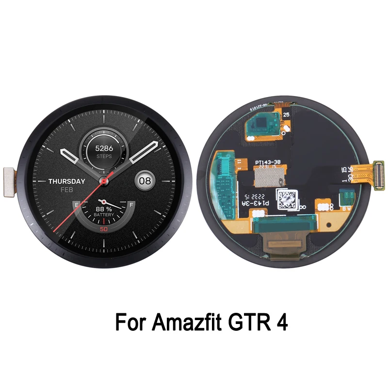 1.43 Inch AMOLED LCD Screen For Amazfit GTR 4 Watch Display Touch Screen and Digitizer Full Assembly Replacement Part