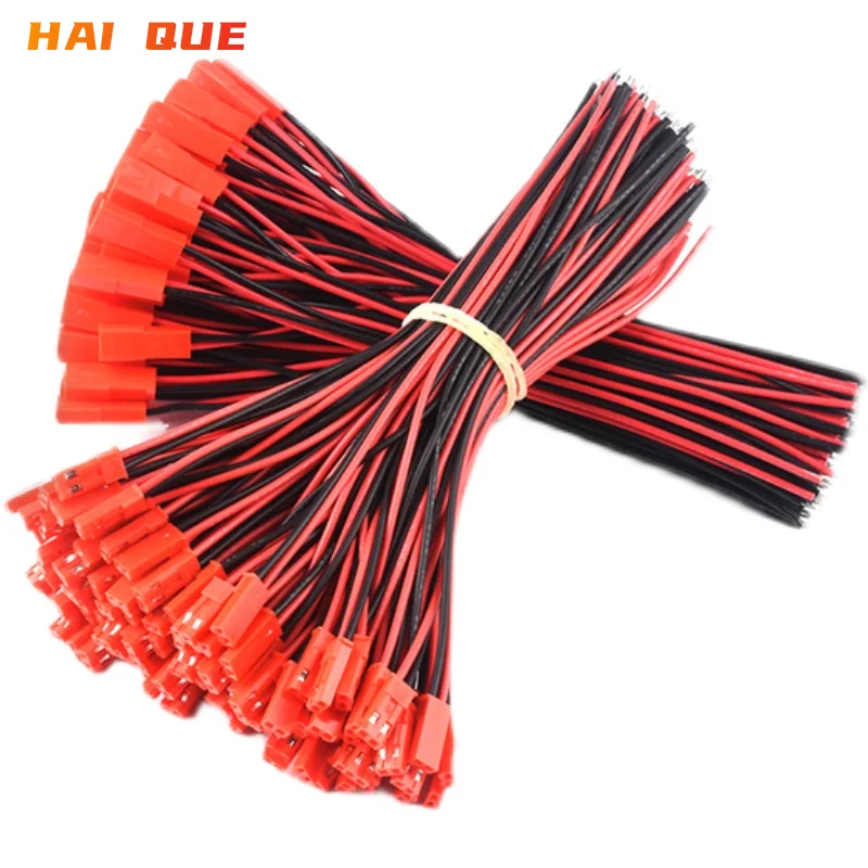 5/10/20/50/100 pares 100mm/180mm conector macho hembra Cable de enchufe JST para RC BEC batería helicóptero DIY Dron FPV Quadcop