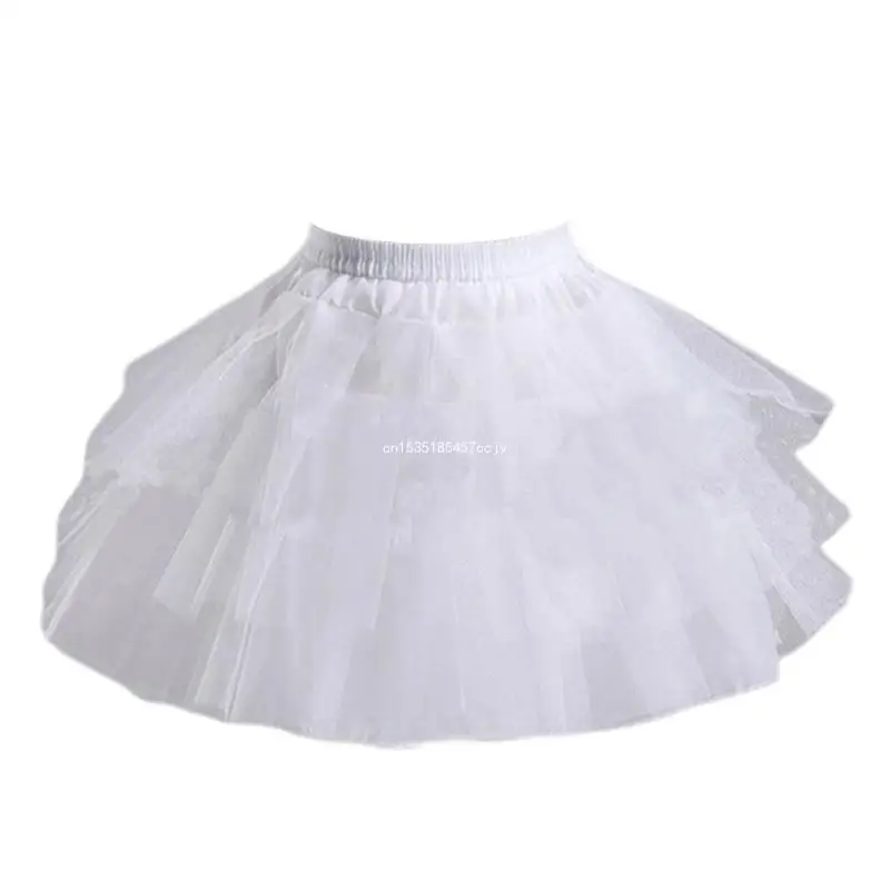 Cosplay Maid Wear Pettiskirt Short no Hoops Petticoat Girls Ballet Mesh Y Dropship