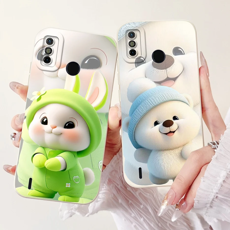 For Tecno Spark Go 2020 Case KE5S Unique Cartoon Cover Shockproof Phone Case For Tecno Spark 6 Go SparkGo 2020 Soft Fundas Coque