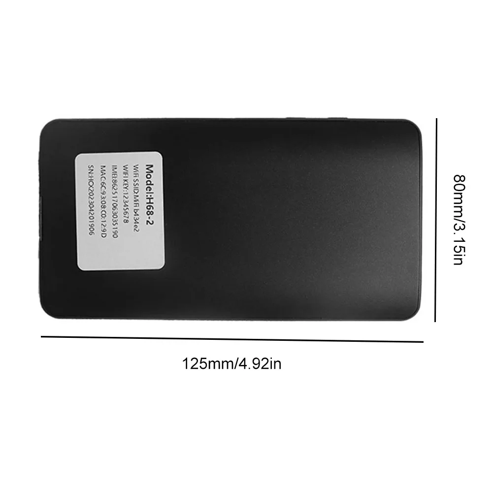 5G WiFi6 Portable Router Dual Band 2.4G/5.8G Mobile WiFi Hotspot with Sim Card Slot 4000mAh 5G Wireless Router Wide Coverage