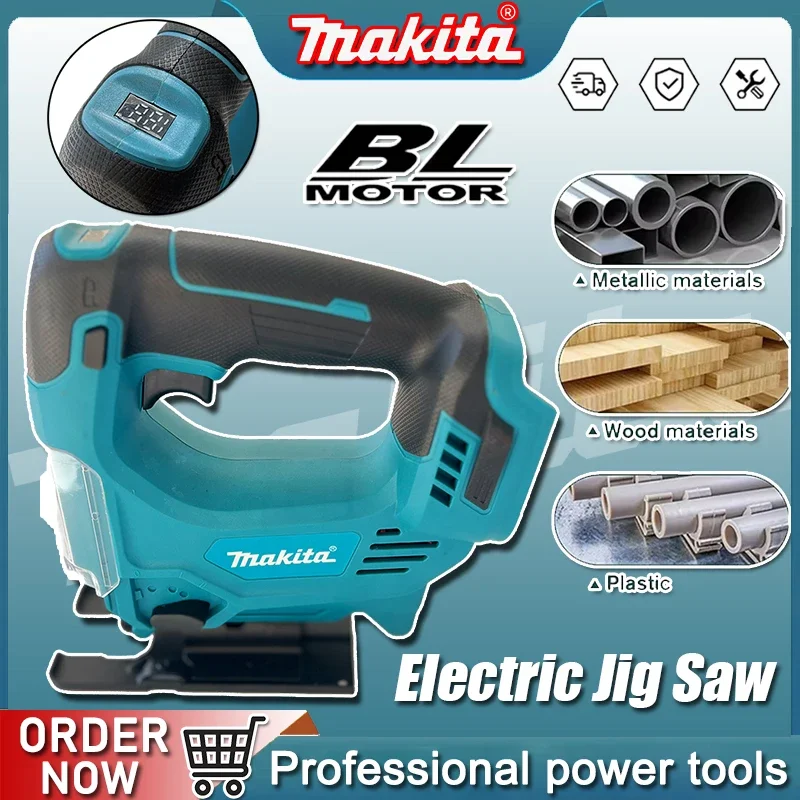 

Makita Cordless Electric Jig Saw Portable Jigsaw Multi-Function Woodworking Tools Fit Makita 18V Battery