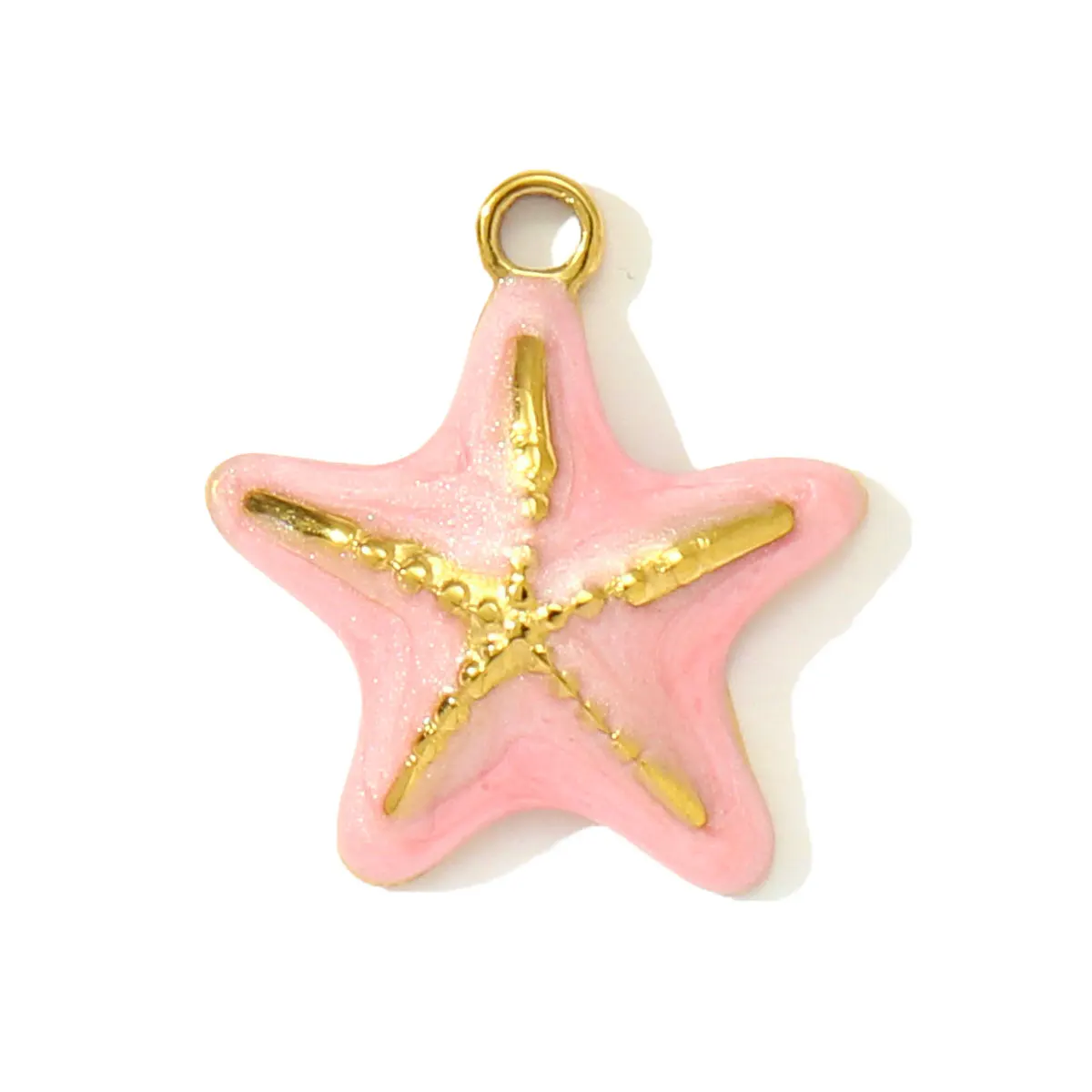 Pendentifs étoile de mer en acier inoxydable, breloques palmier de coco pour la fabrication de bijoux à la mode, accessoire pour boucles d'oreilles, vente en gros, 3 pièces/lot