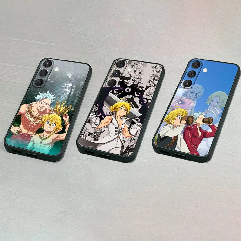 

SDS S-Seven Deadly Sins Phone Case For Samsung S25,S24,S23,S22,S21,S20,S10,Ultra,Plus,Lite,FE,Soft Silicone Black Cover