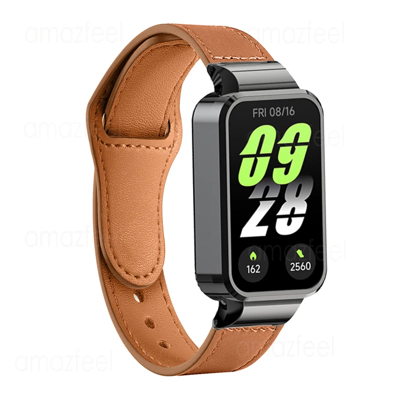 Correa de reloj para Redmi Smart Band 3, funda protectora para Xiaomi Smart Band 9, pulsera activa, cinturón, funda protectora de Metal