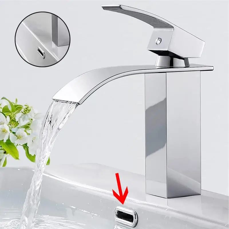 Sink Hole Overflow Cover 4X Oval Drain Replacement Sink Bath Cap Bathroom Sink Drain Stopper Overflow Drain Cover Basin