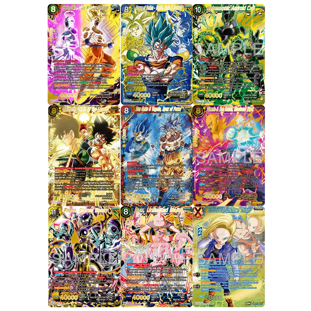 Dragon Ball Sammelkarten Son Goku Frieza Broli Promo-Karte EN DIY Hochwertige Selbstgemachte Spiel-Anime-Karten Geschenk Spielzeug