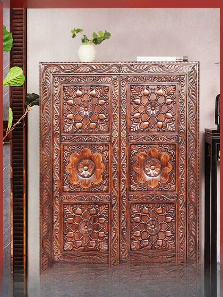 NEW Entrance cabinet Retro carved entrance entrance cabinet