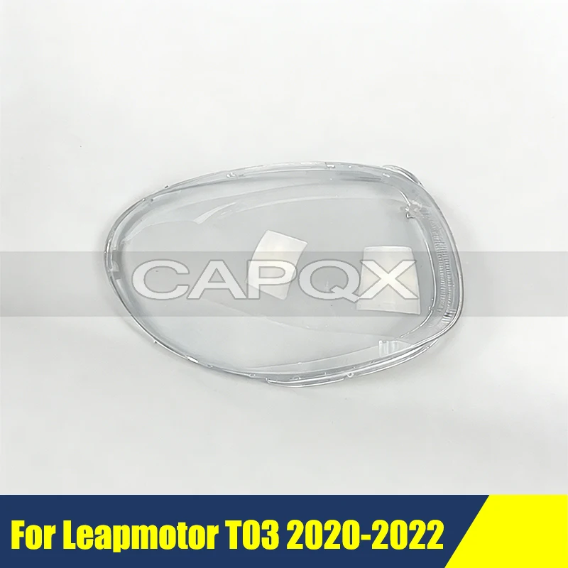 

Защитная крышка переднего бампера для фар Leapmotor T03 2020-2023, стеклянная линза фары, колпак для фары