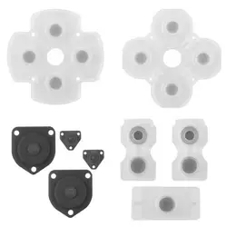 9Pcs set Replacement Silicone Gamepad Conductive Pad for Controller Repair Parts Game Accessories