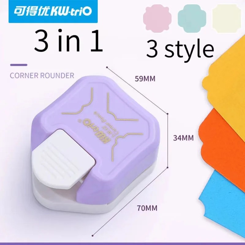 

Цветные границы, дыроколы для скрапбукинга, бумажные дыроколы для изготовления карт, Круглый Угловой дырокол для детей, рукоделие для скрапбукинга