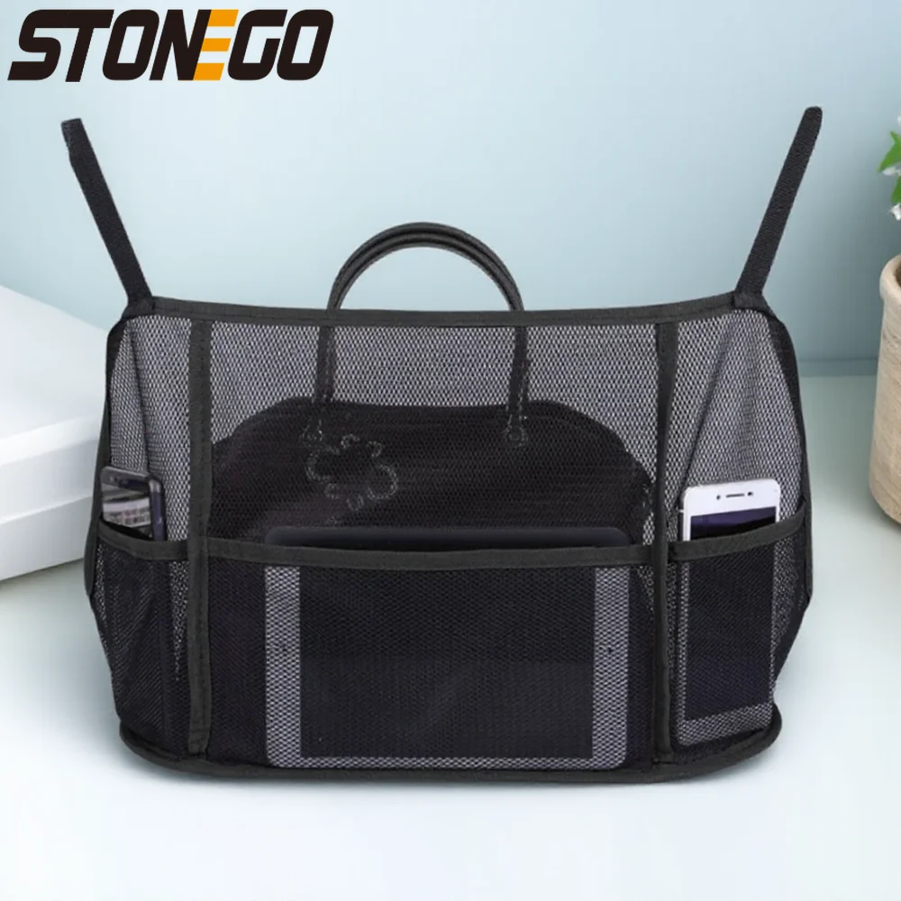 

Автомобильные сетчатые сумки, держатель для сумки на спинку сиденья, сетчатые сумки для хранения на переднем сиденье, сумка-тоут, сетчатые сумки для автомобильного органайзера