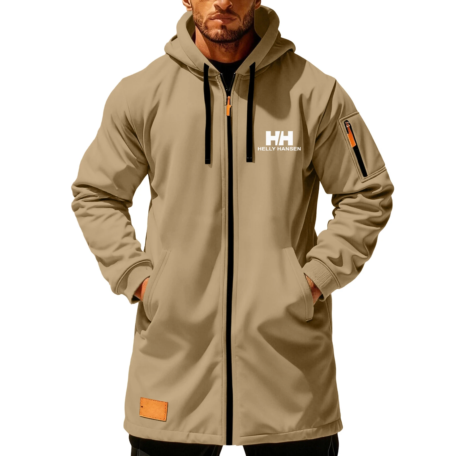 للجنسين الملابس خندق معطف معطف رجل الكبار الرجال زي في الهواء الطلق ربيع الخريف لباس غير رسمي #4