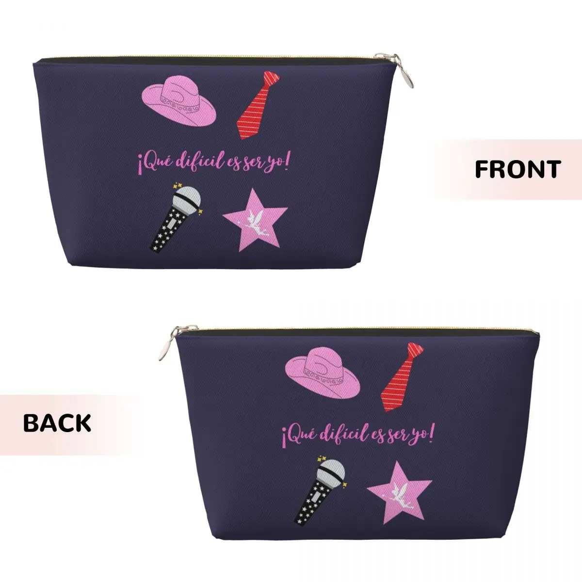 

RBD Rebelde Mexican Women Cosmetic Bags Travel Makeup Organizer Pouch Toiletry Storage Dopp Kit Box