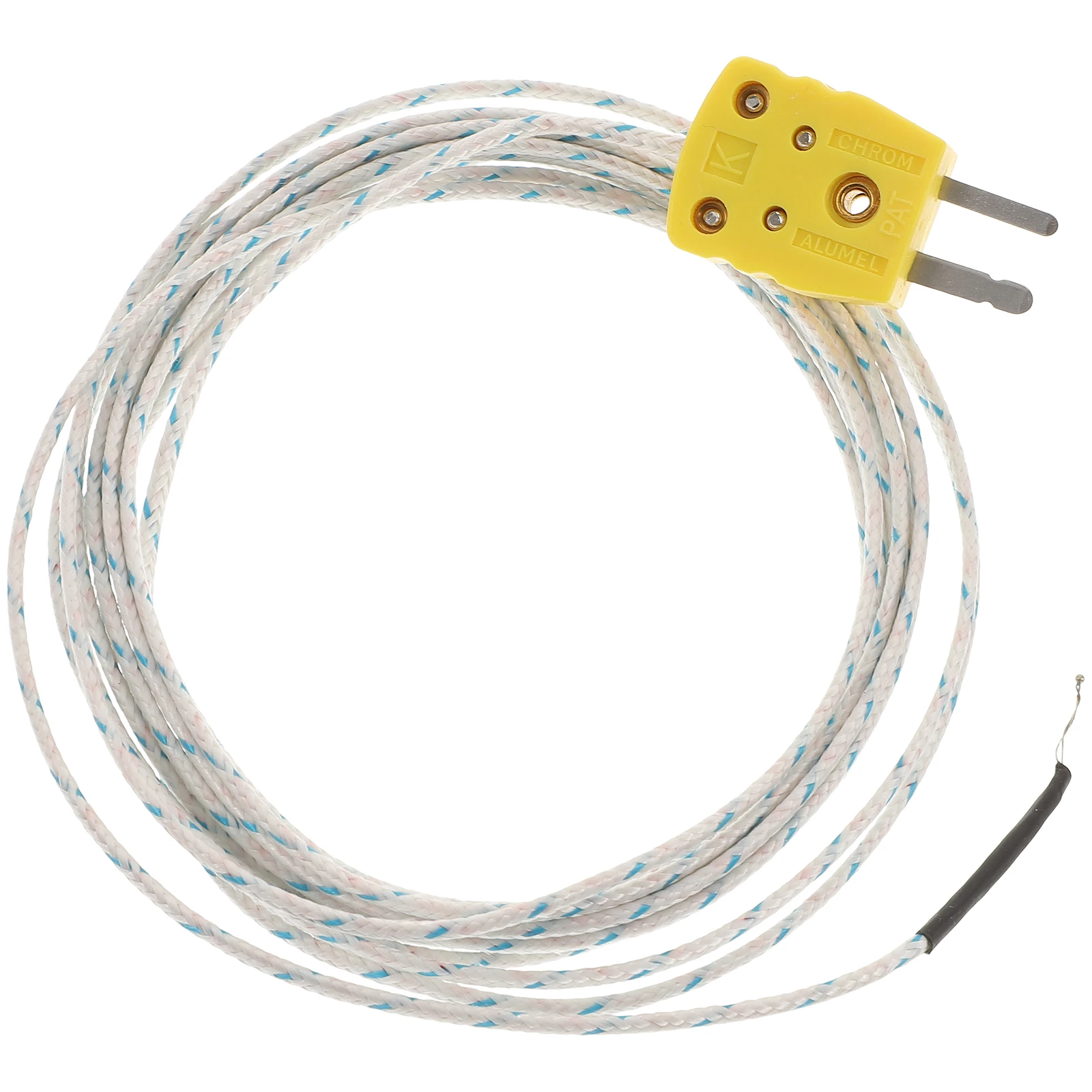 

5pcs K Type Thermocouple Temperature Probe Fiber -50 to 400C Mini Connector Air Gas Measurement Tools Multimeter