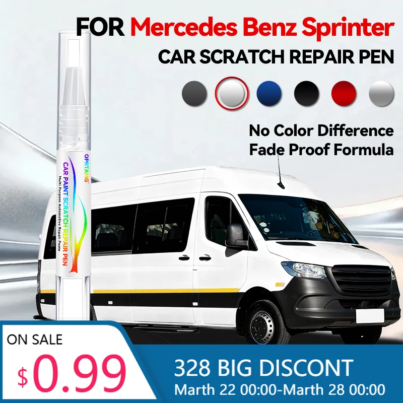 

Инструмент для ремонта царапин на автомобиле Mercedes-Benz Sprinter 1996-2026 годов, белый, серый, серебристый