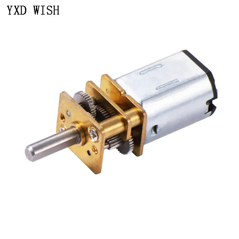 10pcs GA12-N20 DC 3V 6V 12V Micro Metal Gear Motor Gear Wheel Gear Motor 30RPM 50RPM 60RPM 100RPM 200RPM 300RPM 600RPM 1000RPM