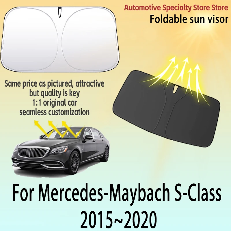 

Солнцезащитная шторка для лобового стекла Mercedes-Maybach S-Class 2015-2020, 19 шт., высококачественные аксессуары для защиты от солнца и нагрева в автомобиле