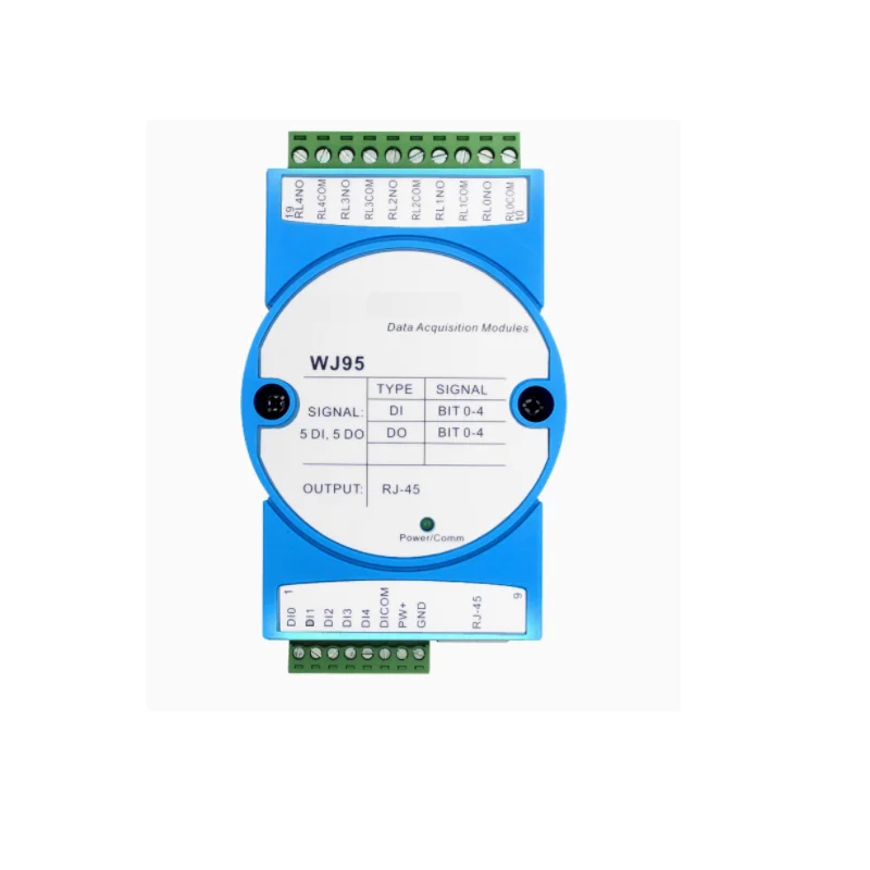 

Пятипозиционное сетевое реле Modbus TCP дистанционный модуль ввода-вывода сетевое реле WJ95