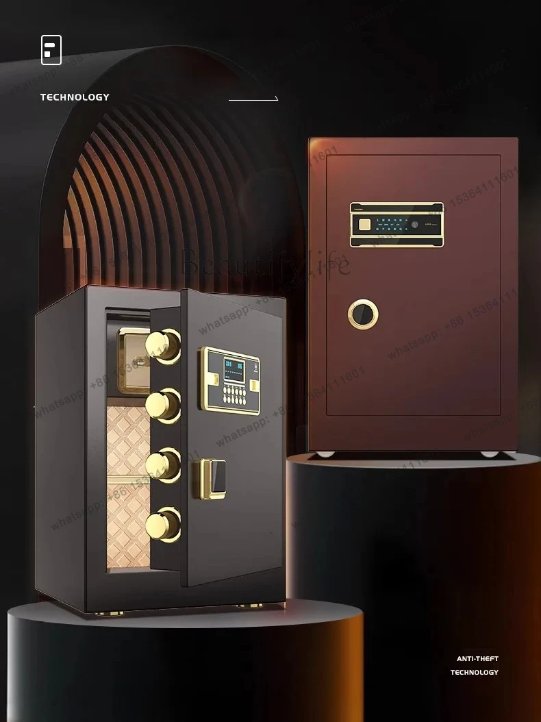 Home New Model Small Office Anti-Theft Safe 50cm/60cm/70cm Password Box Fingerprint Money Storage