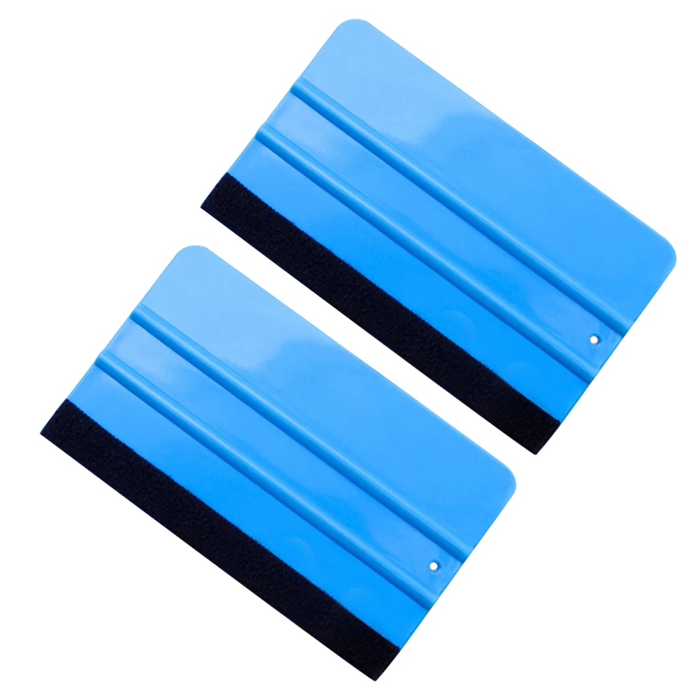 

2pcs Car Scraper Durable Tool for Vinyl Film Installation Professional Squeegee Decal Tint Window Plastic Hand Small