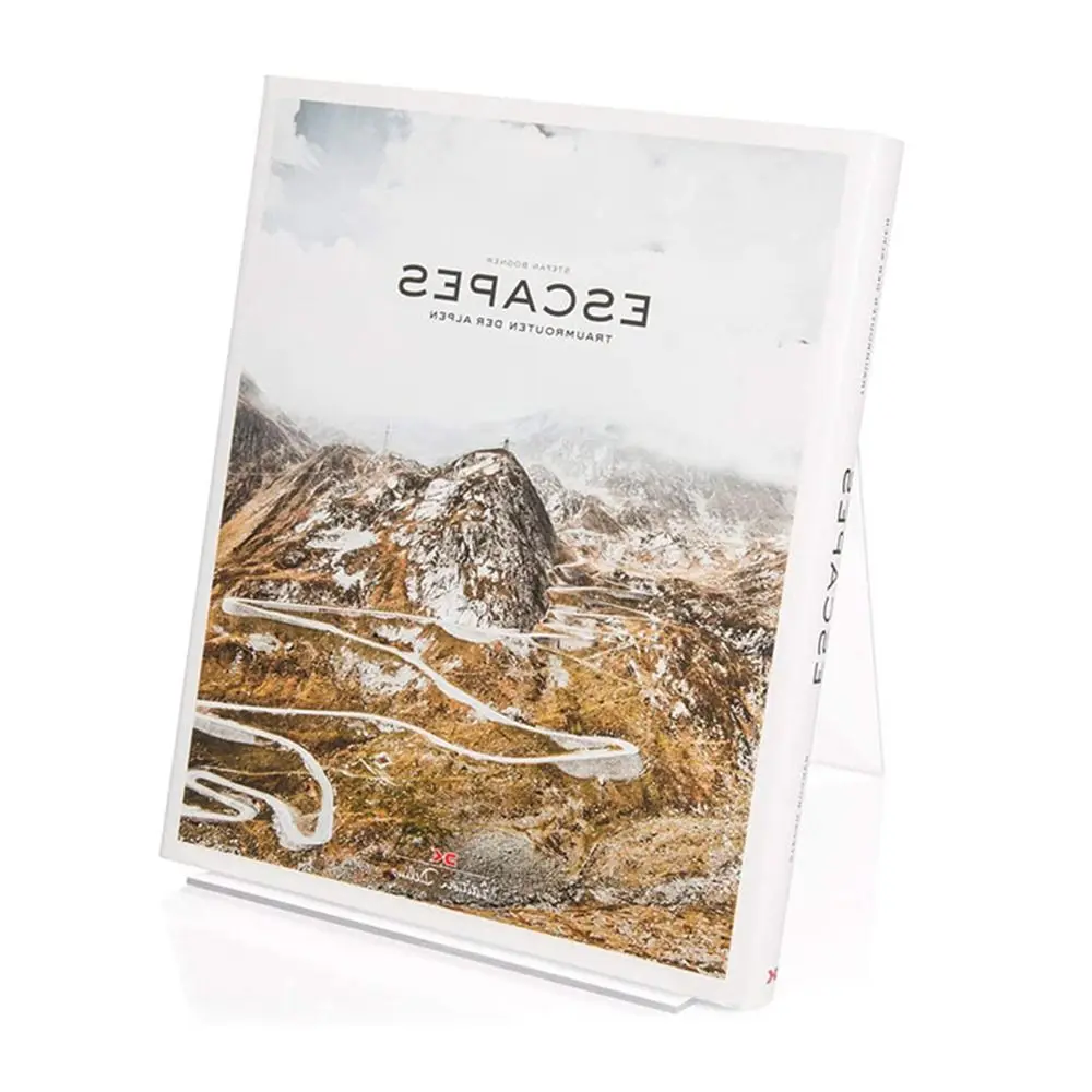 High Quality Acrylic Book Holder Transparent Portable CD Display Rack Multi Functional Mobile Phone Support School Office