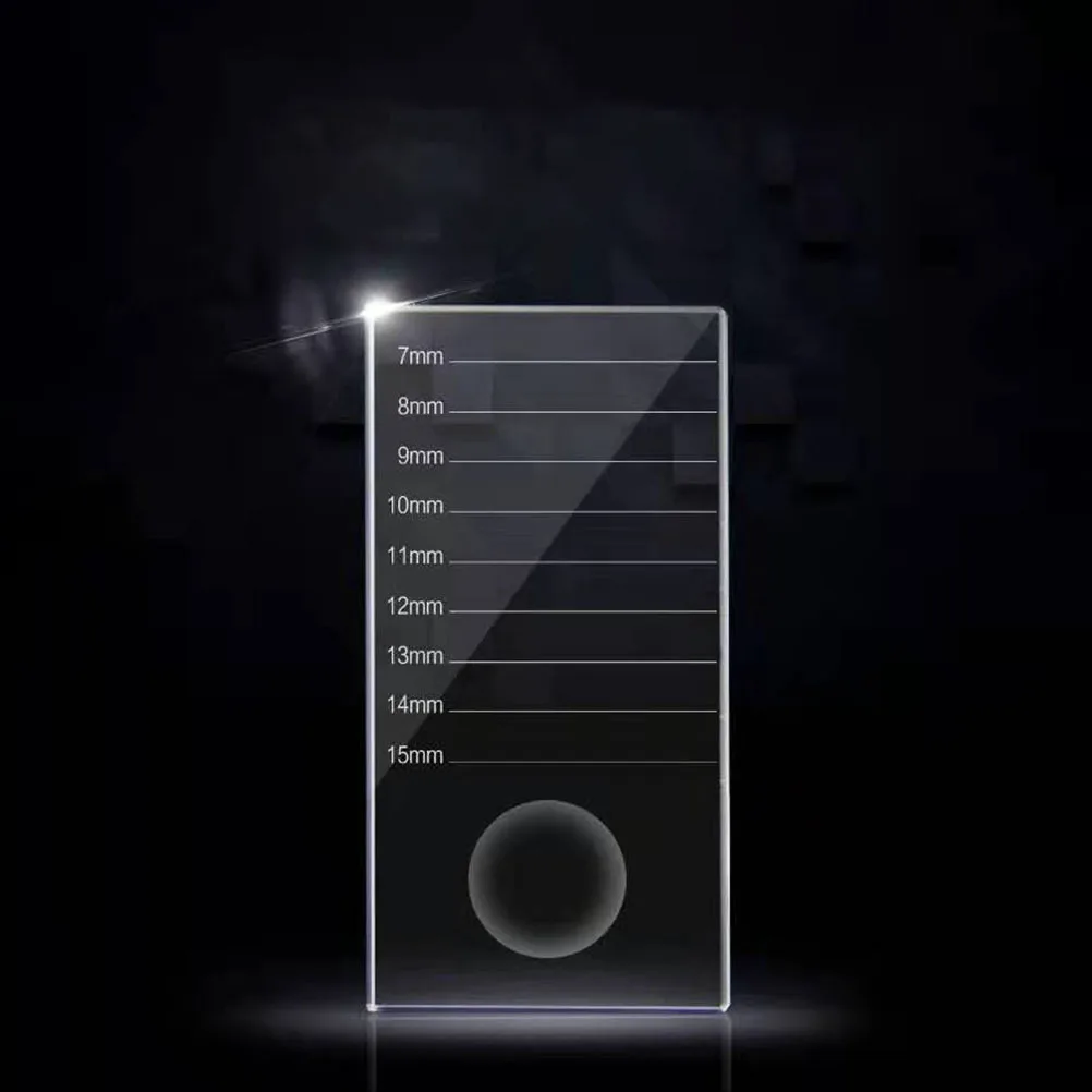 

Eyelash Extension Glass Board Grafting Pads Accurate Surface Application Perfect for Salon and Individual